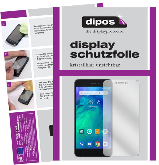 6x Schutzfolie klar für Xiaomi Redmi Go Display-Sc (1)