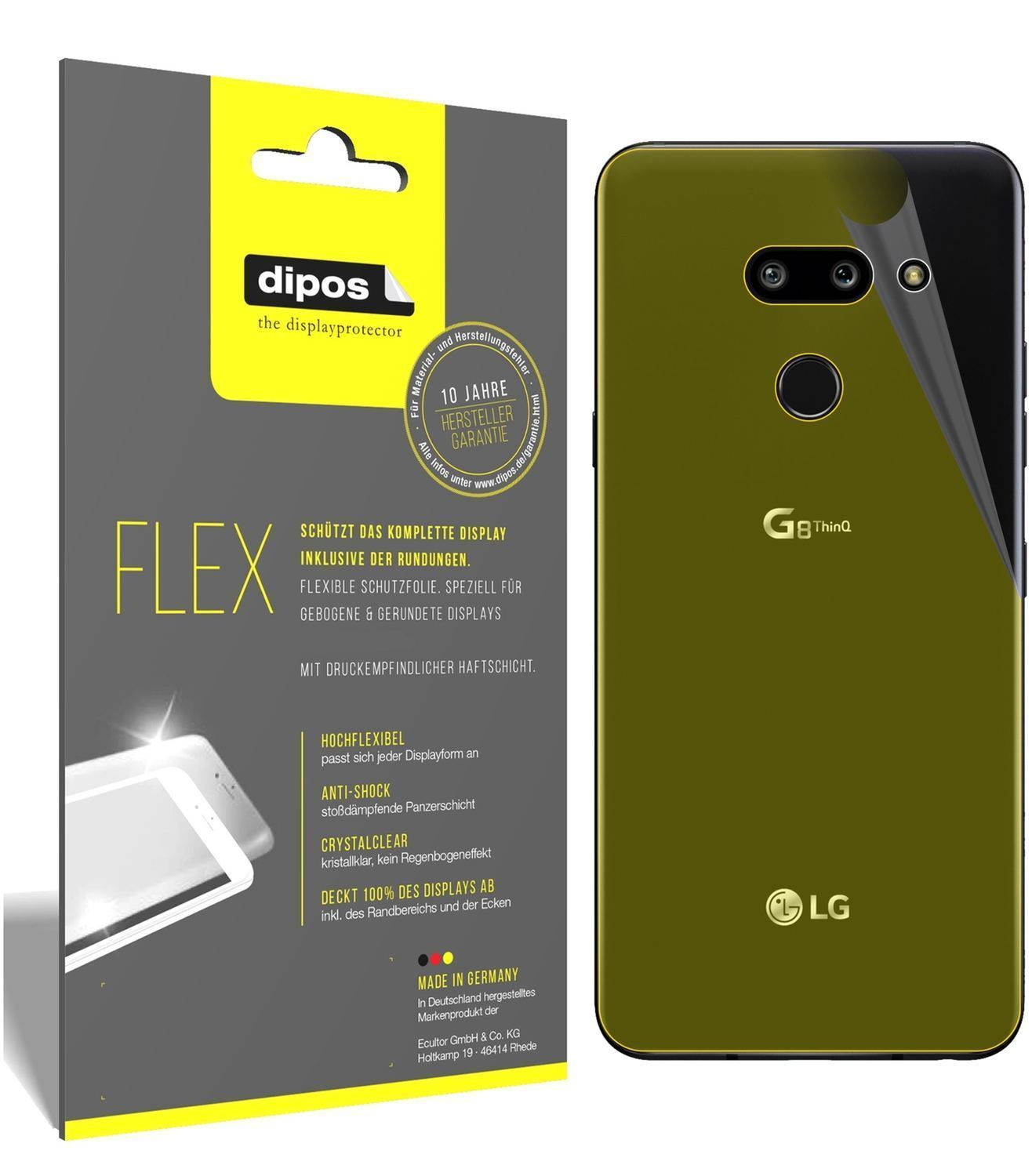 3x 3D Full Cover Schutzfolie für LG G8 ThinQ Rücks (1)