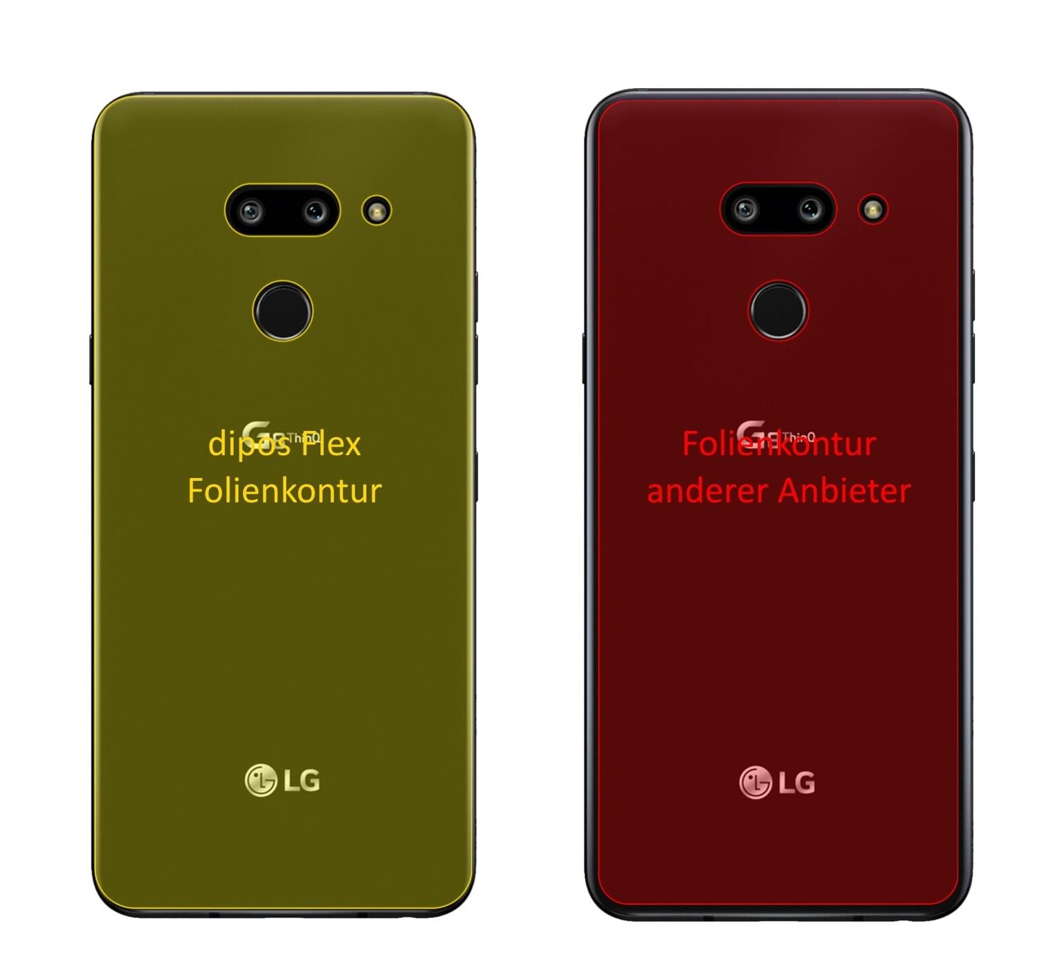 3x 3D Full Cover Schutzfolie für LG G8 ThinQ Rücks (2)