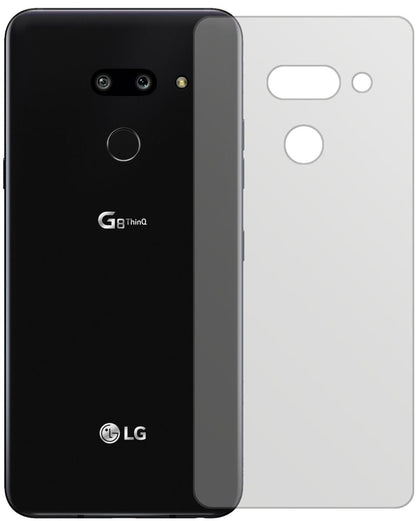 2x Schutzfolie matt für LG G8 ThinQ Rückseite Disp (2)