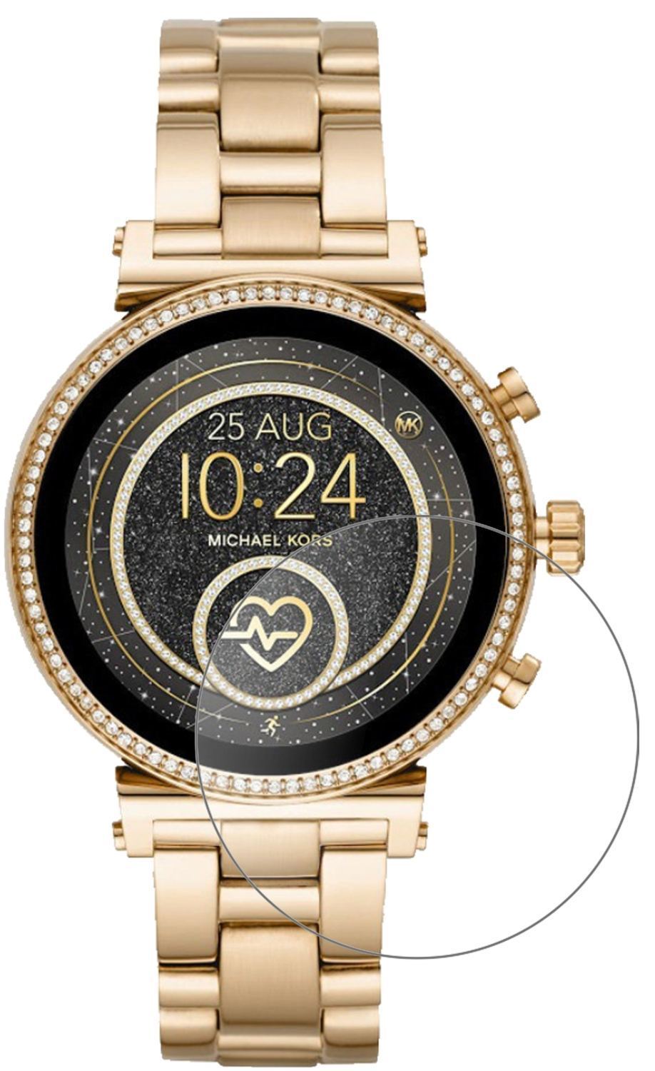 2x 9H Schutzfolie matt für Michael Kors Sofie 2.0  (2)