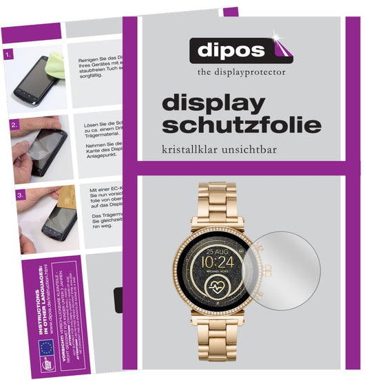6x Schutzfolie klar für Michael Kors Sofie 2.0 Sma (1)