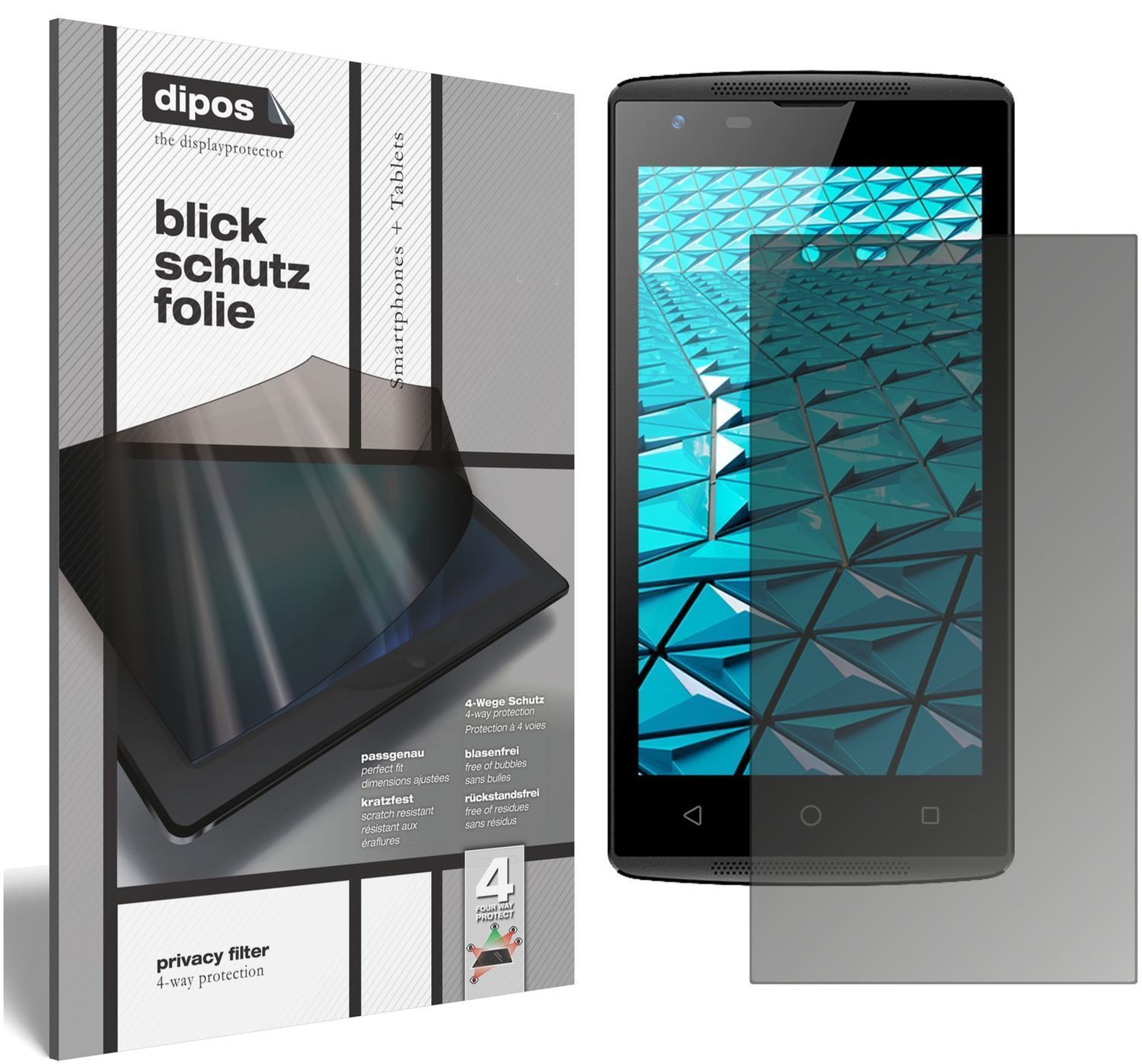 Blickschutzfolie für Haier Alpha A1 matt Schutzfol (1)