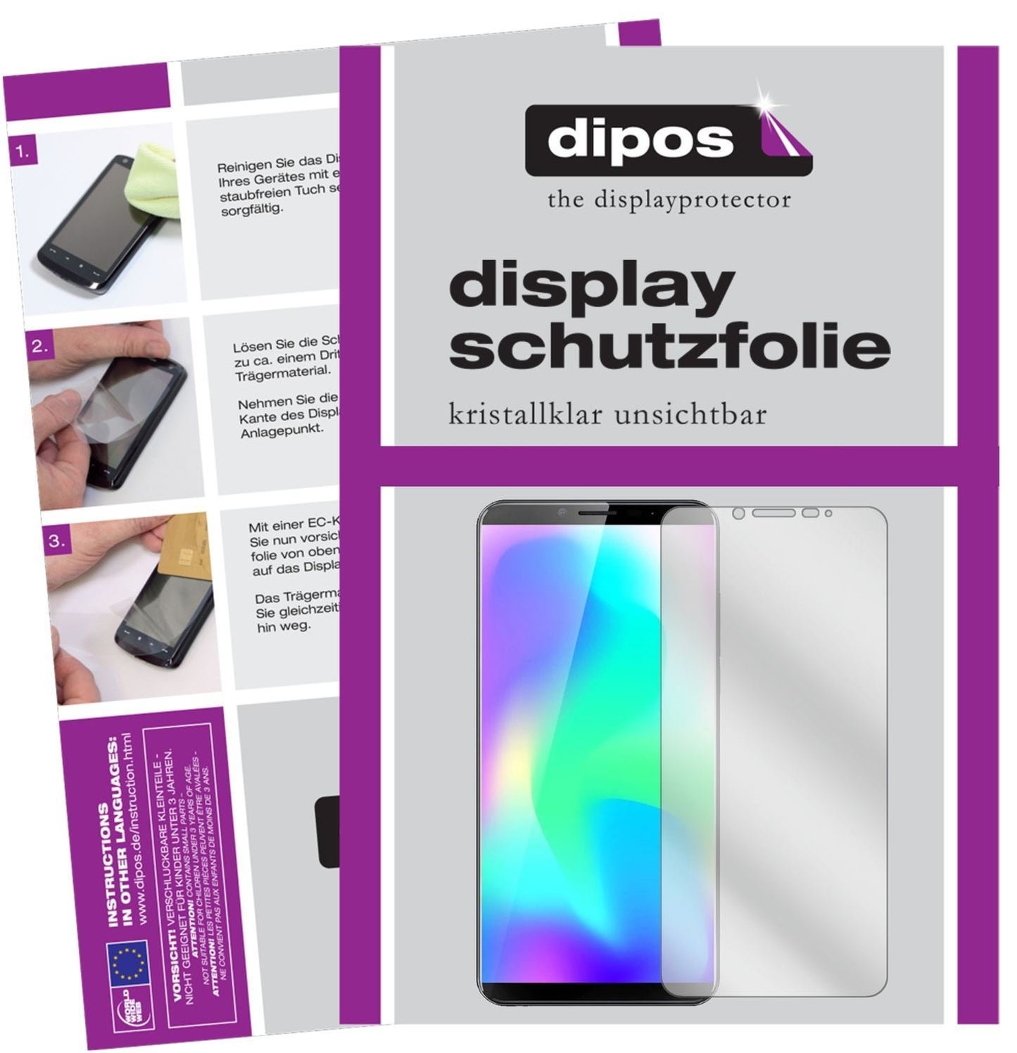 6x Schutzfolie klar für Cubot X19 Display-Schutzfo (1)