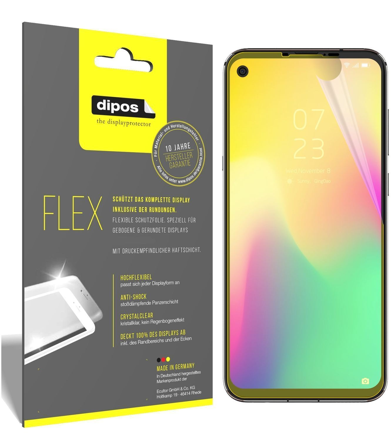 3x 3D Full Cover Schutzfolie für Hisense Infinity  (1)