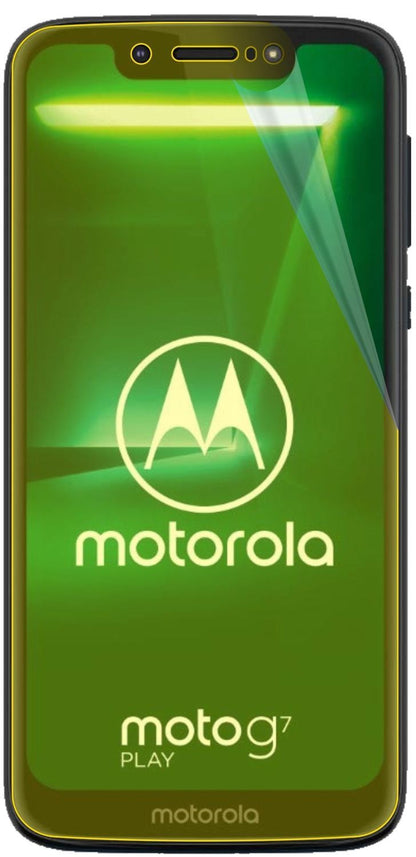 3x 3D Full Cover Schutzfolie für Motorola Moto G7  (3)