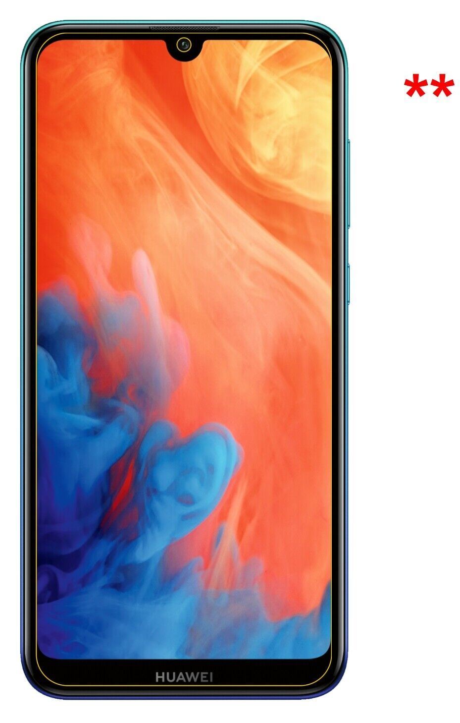 1x 9H Schutzfolie matt für Huawei Y7 (2019) Panzer (9)