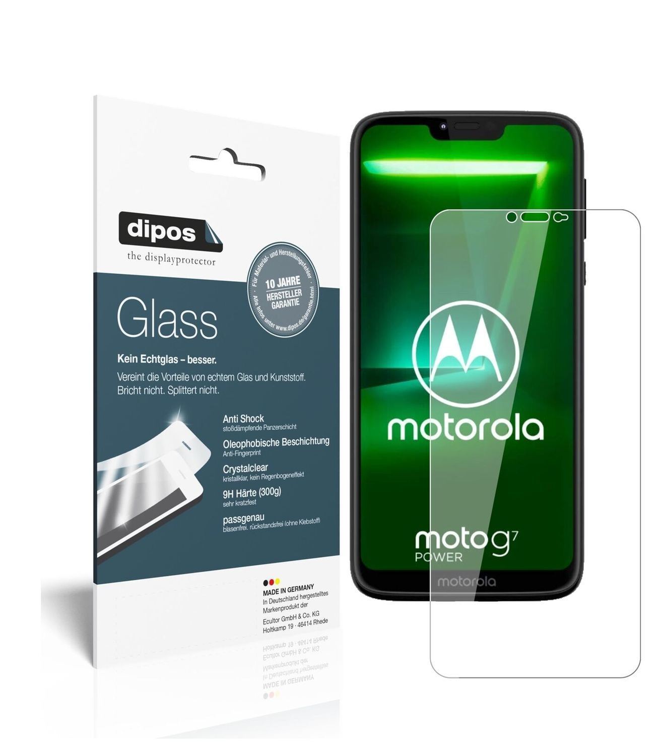 1x 9H Schutzfolie für Motorola Moto G7 Power Panze (2)