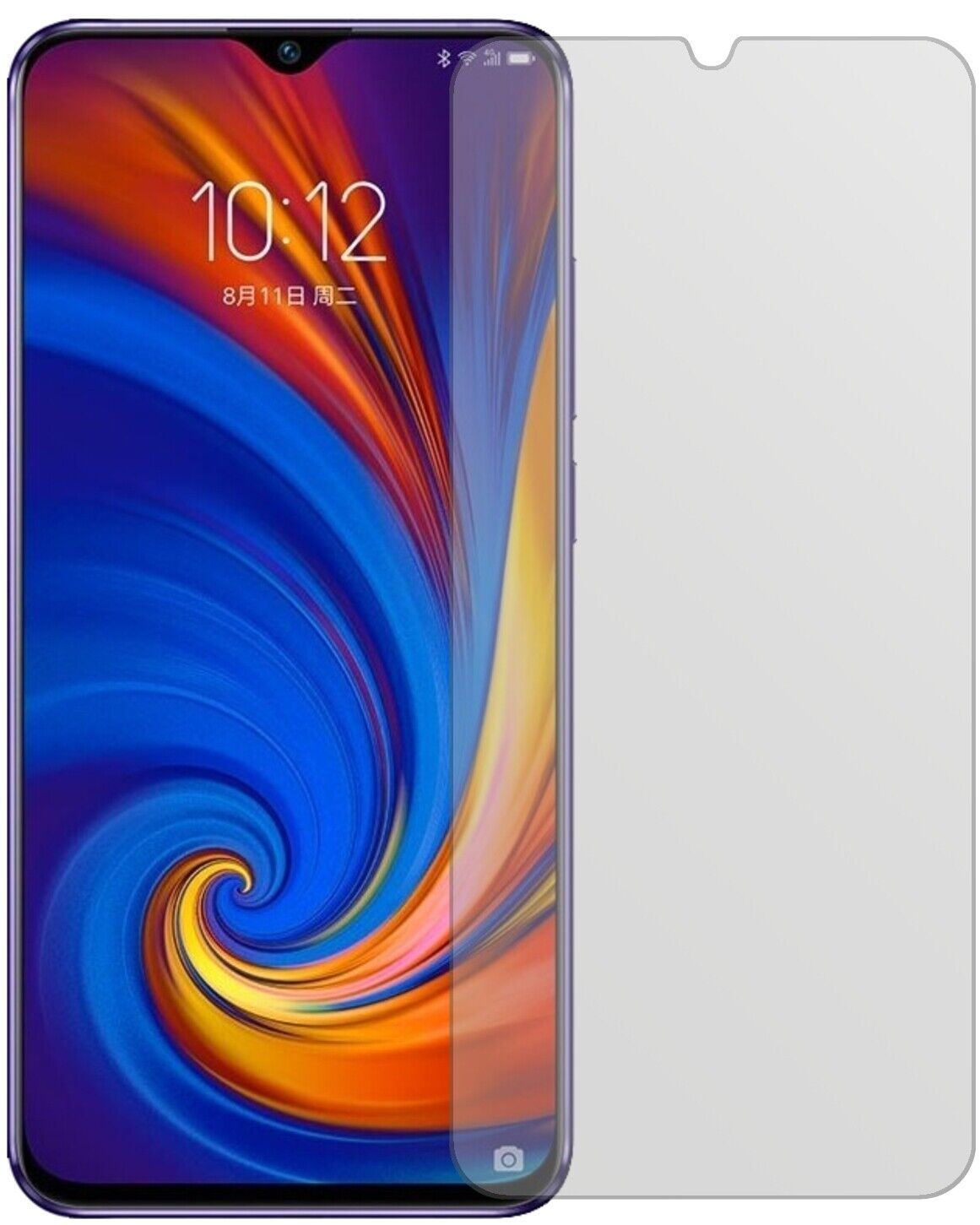 1x Schutzfolie matt für Lenovo Z5s Display-Schutzf (1)