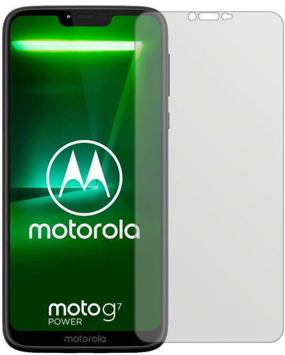 2x Schutzfolie matt für Motorola Moto G7 Power Dis (2)