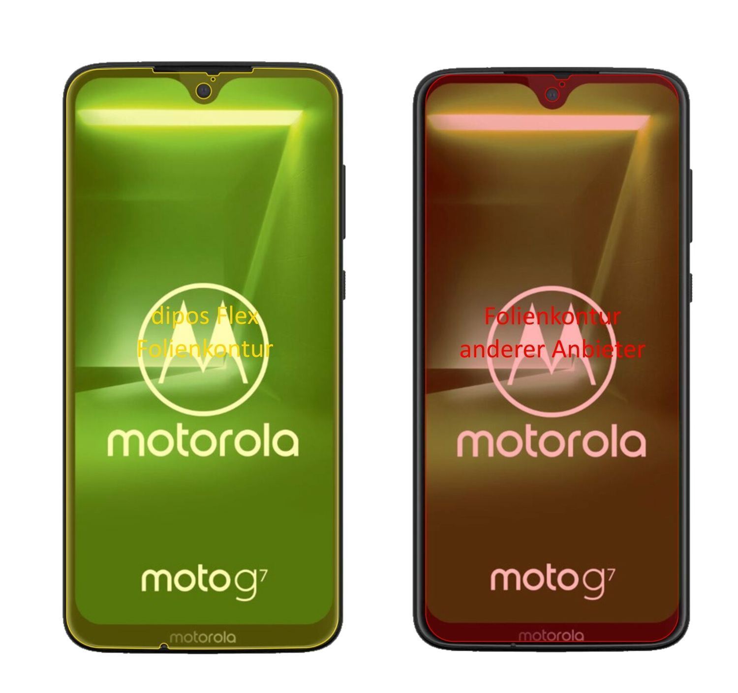3x 3D Full Cover Schutzfolie für Motorola Moto G7 (2)