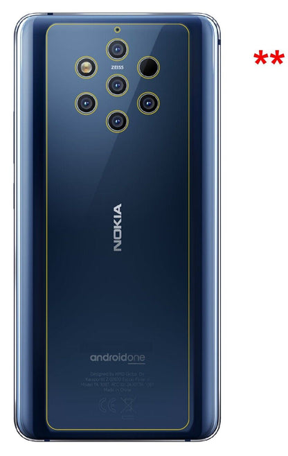 1x 9H Schutzfolie matt für Nokia 9 PureView Rückse (9)