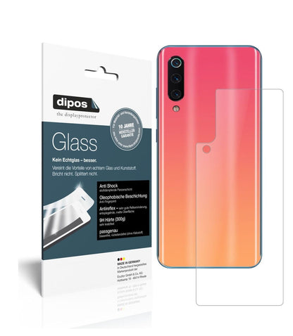 1x 9H Schutzfolie matt für Xiaomi Mi 9 SE Rückseit (2)