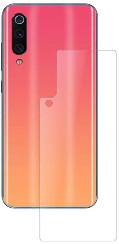 2x 9H Schutzfolie matt für Xiaomi Mi 9 SE Rückseit (2)
