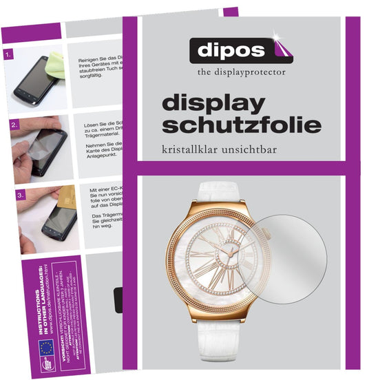 2x Schutzfolie klar für Huawei Watch Jewel Display (1)