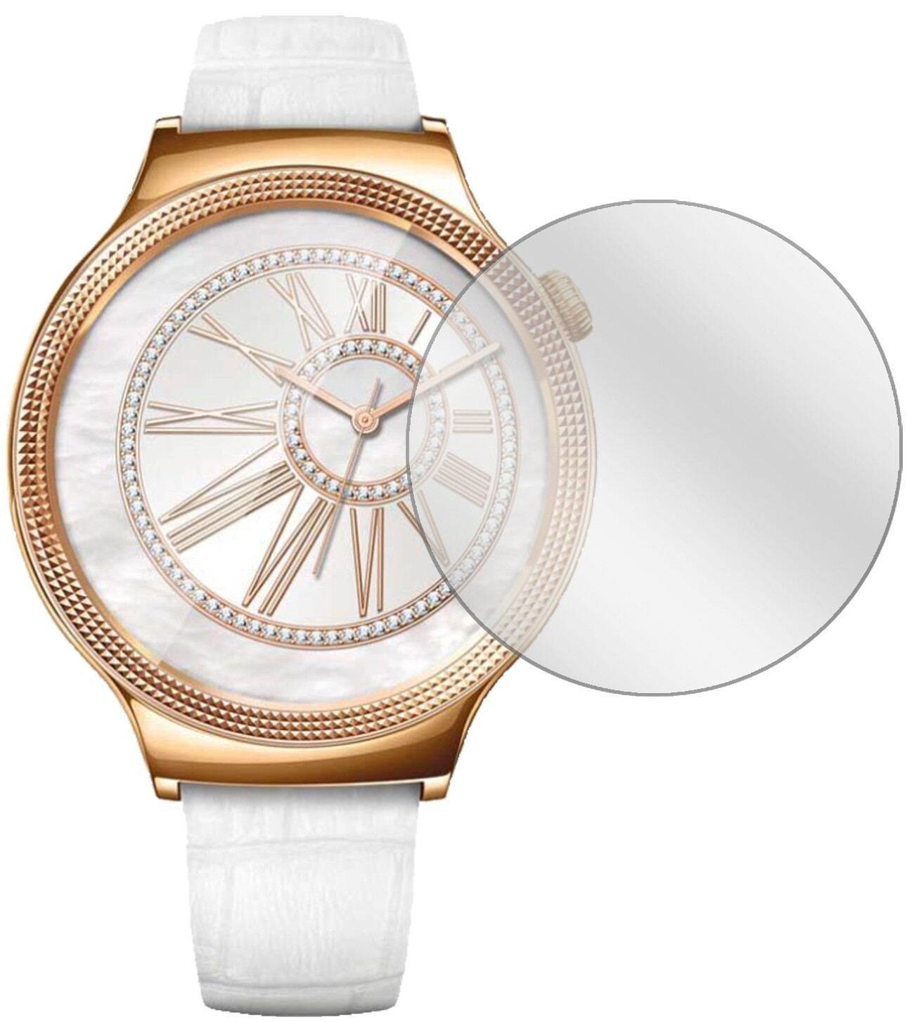 2x Schutzfolie klar für Huawei Watch Jewel Display (2)