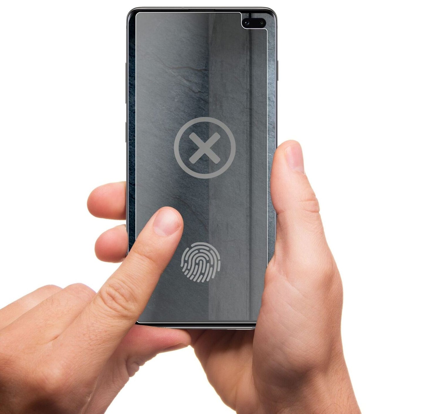 Blickschutzfolie für Samsung Galaxy S10 Plus matt  (3)