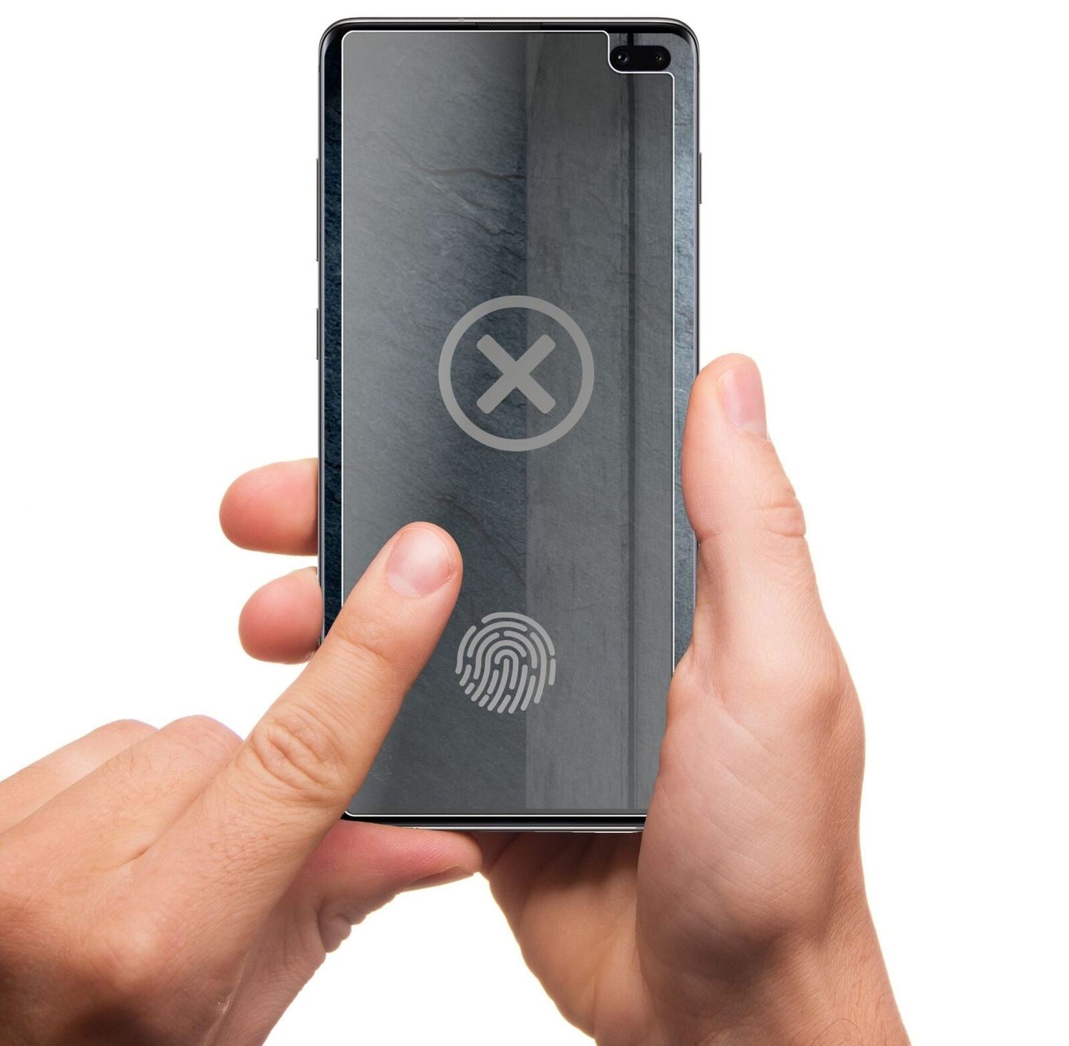 Blickschutzfolie für Samsung Galaxy S10 Plus matt  (3)