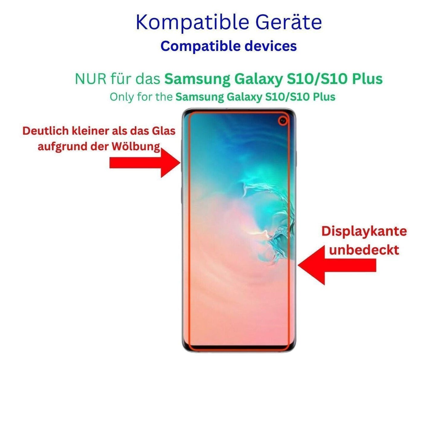1x 9H Schutzfolie matt für Samsung Galaxy S10 Panz (2)