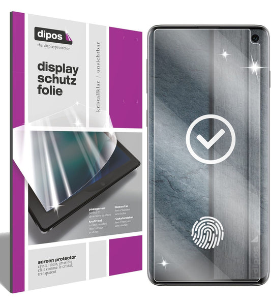 2x Schutzfolie klar für Samsung Galaxy S10 Display (1)