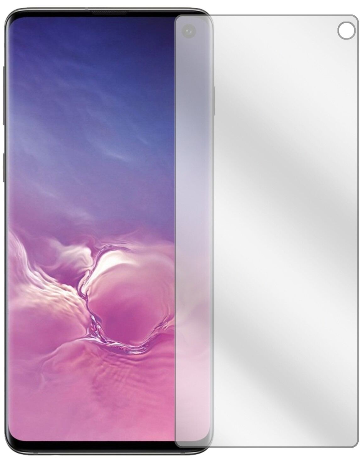 2x Schutzfolie klar für Samsung Galaxy S10 Display (3)