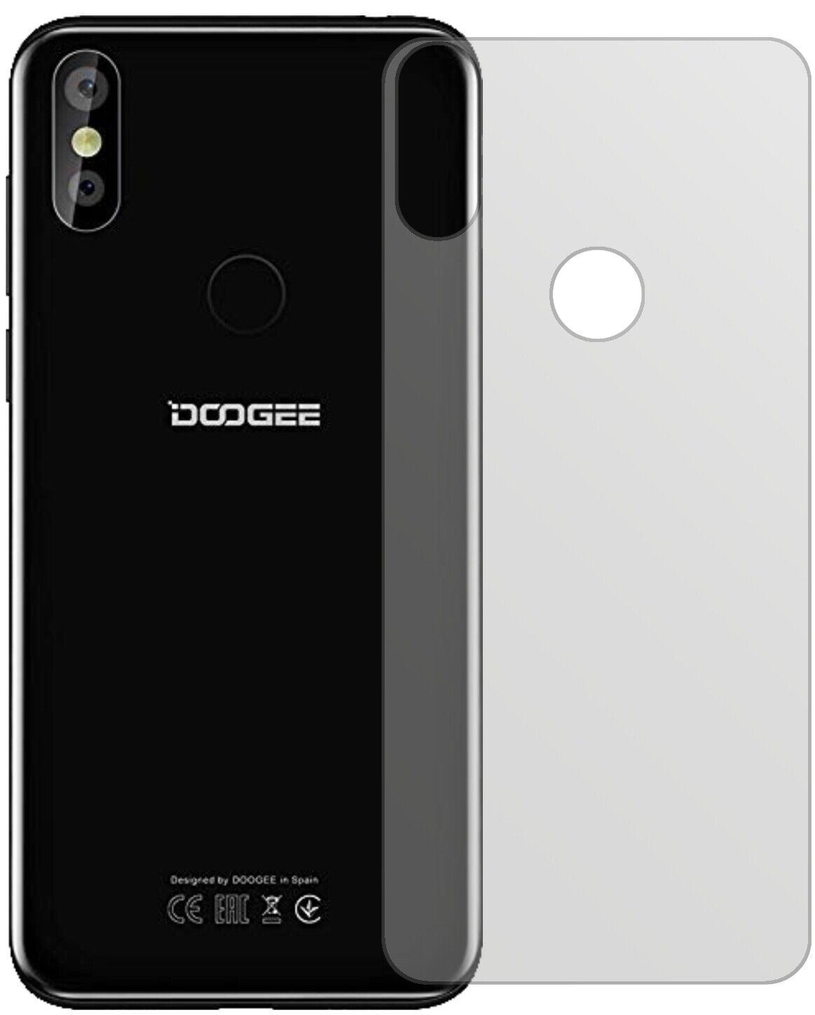 5x Schutzfolie matt für Doogee Y8 Rückseite Displa (1)