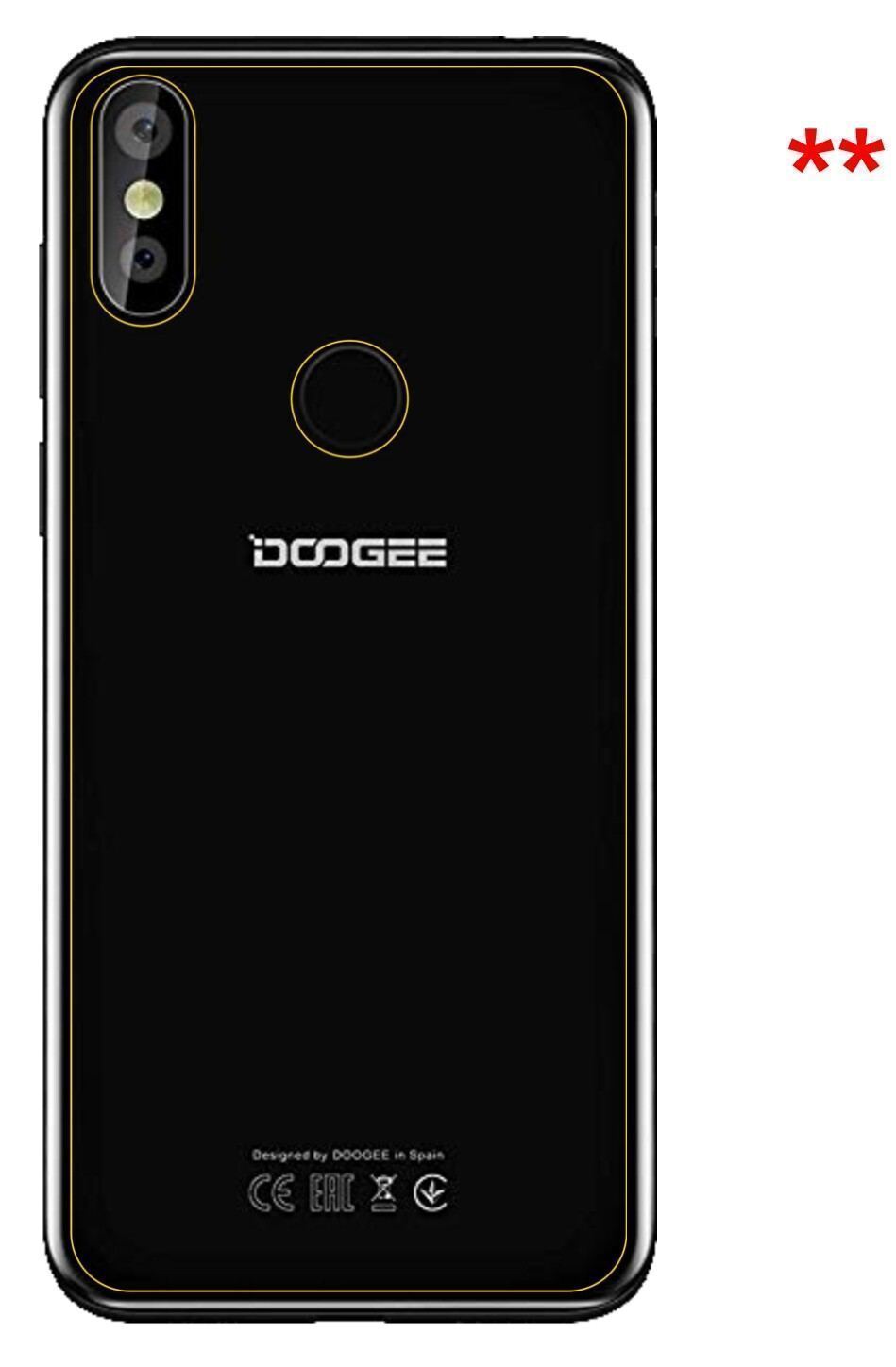 2x Schutzfolie matt für Doogee Y8 Rückseite Displa (6)