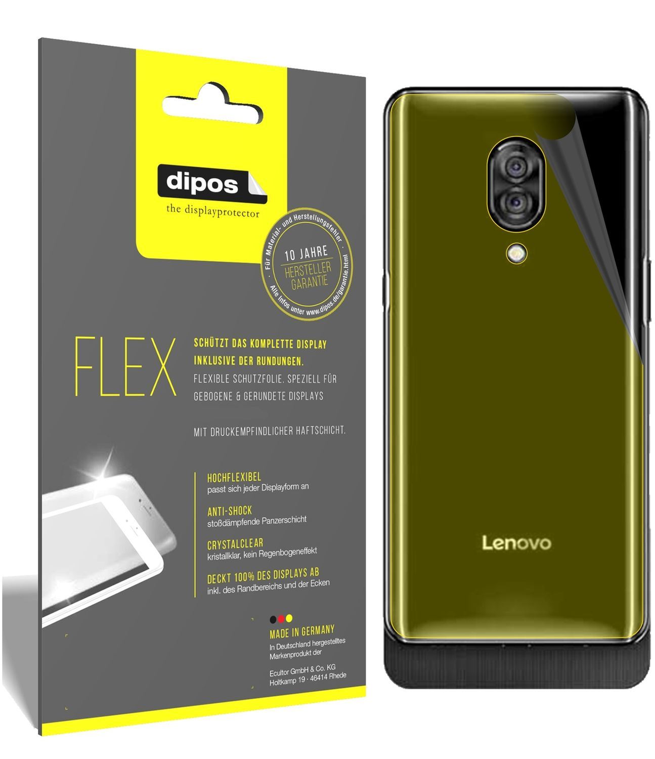 3x 3D Full Cover Schutzfolie für Lenovo Z5 Pro GT  (1)