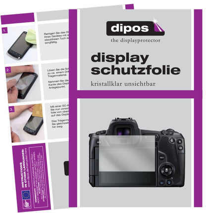2x Schutzfolie klar für Canon EOS R Display-Schutz (1)