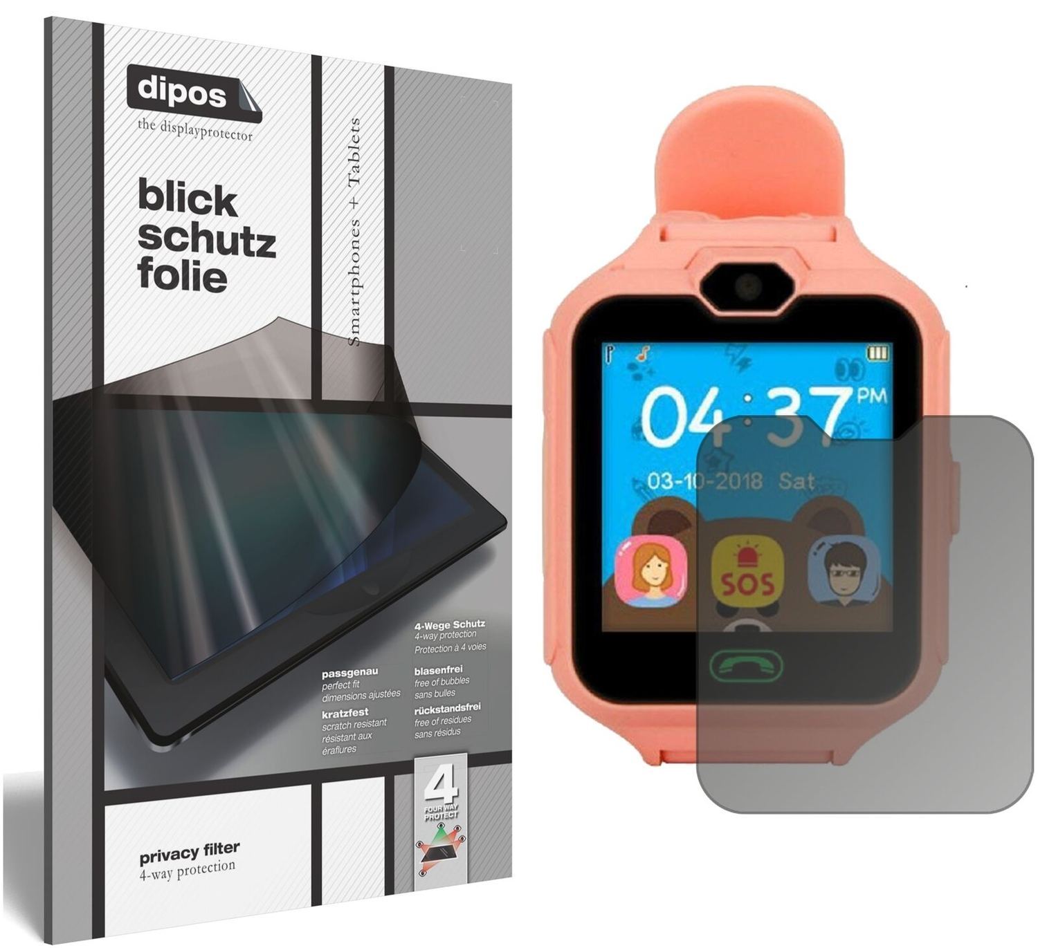 Blickschutzfolie für Hangang Smart MT-6261 matt Sc (2)