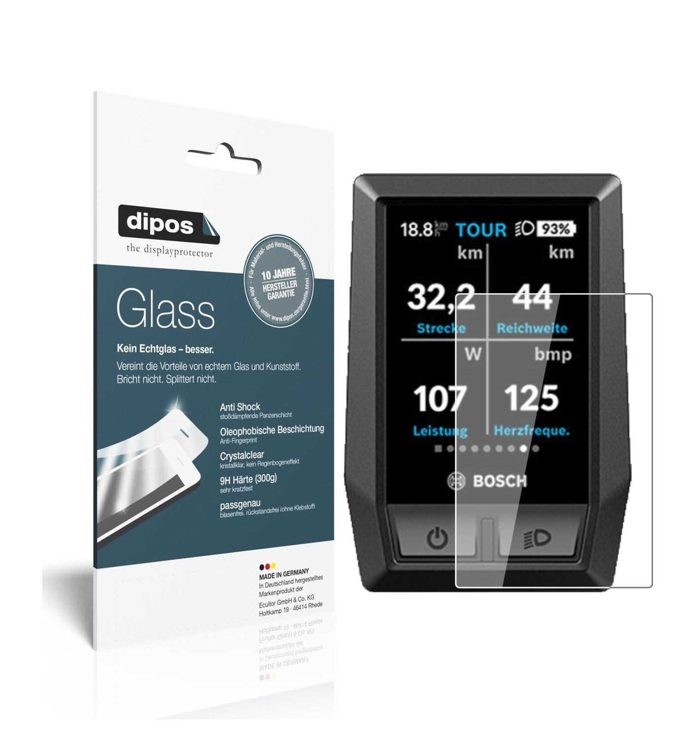 1x 9H Schutzfolie für Bosch Kiox e-Bike Display Pa (2)