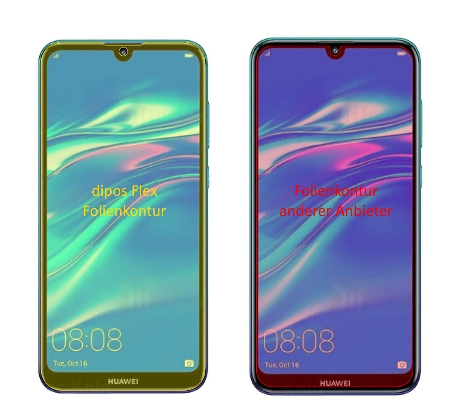 1x 3D Full Cover Schutzfolie für Huawei Y7 Pro (20 (1)