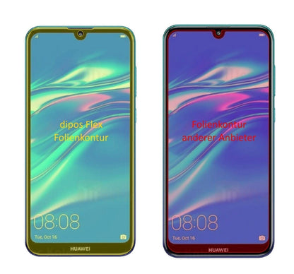 1x 3D Full Cover Schutzfolie für Huawei Y7 Pro (20 (1)