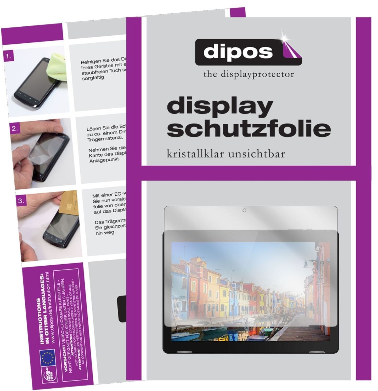 1x Schutzfolie klar für TrekStor Surftab B10 Displ (2)