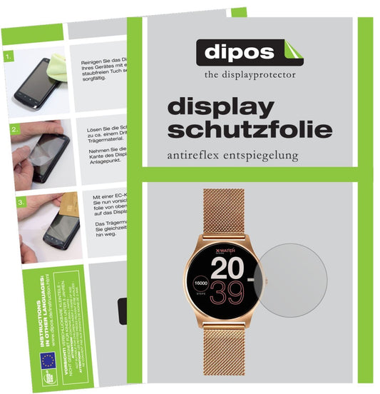 2x Schutzfolie matt für Joli XW Pro Smartwatch Dis (1)