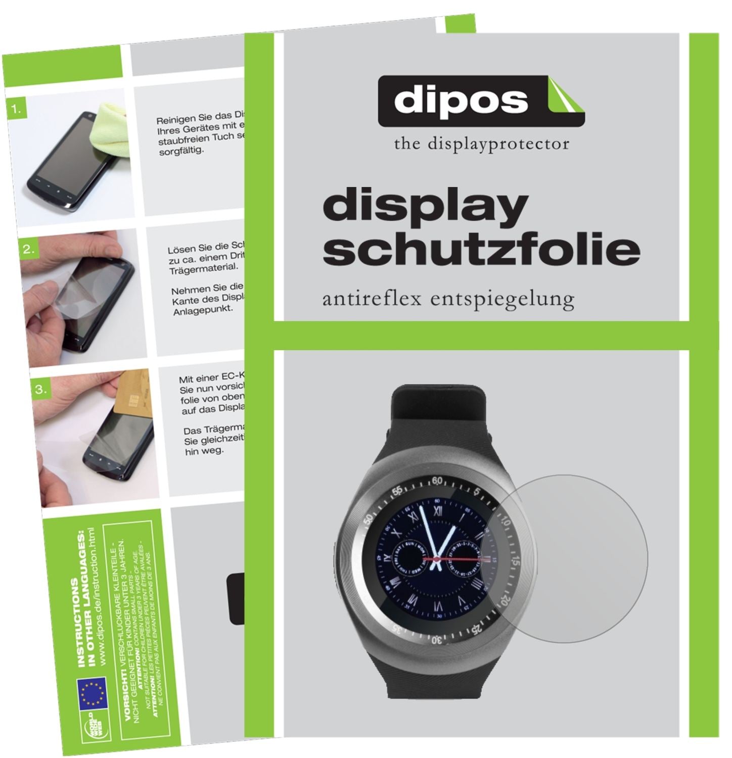 6x Schutzfolie matt für TrendGeek TG-SW1 Smartwatc (1)