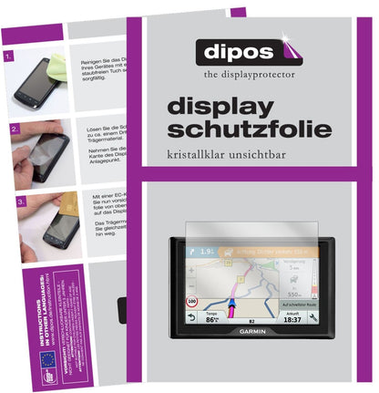 5x Schutzfolie klar für Garmin Drive 5 MT-S EU Dis (2)