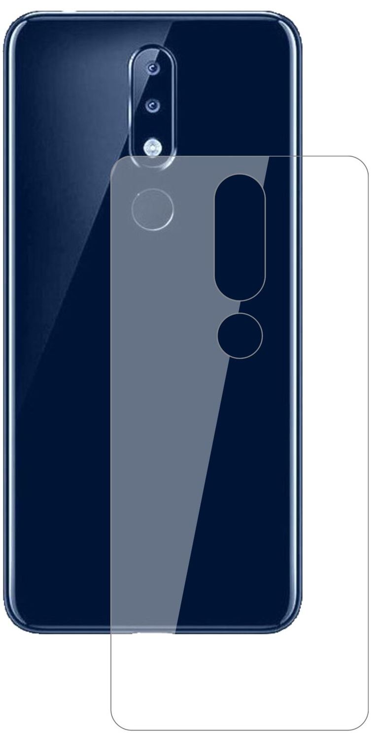 1x 9H Schutzfolie für Nokia 5.1 Plus Rückseite Pan (1)