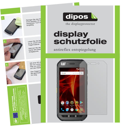 6x Schutzfolie matt für CAT S48c Display-Schutzfol (1)