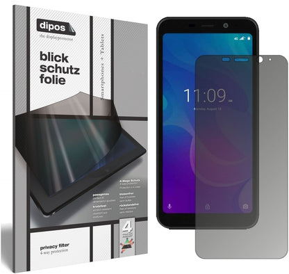 Blickschutzfolie für Meizu C9 matt Schutzfolie Pri (2)