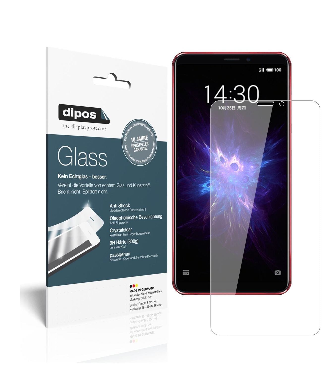 1x 9H Schutzfolie für Meizu Note 8 Panzerfolie (2)