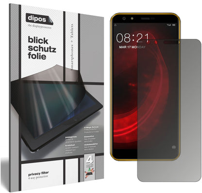 Blickschutzfolie für Nubia N2 Lite matt Schutzfoli (1)