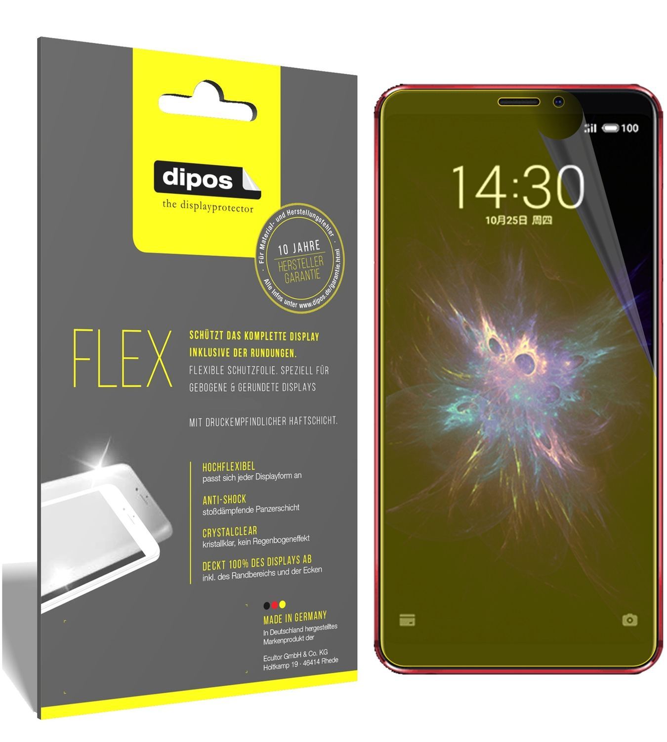 3x 3D Full Cover Schutzfolie für Meizu Note 8 (1)