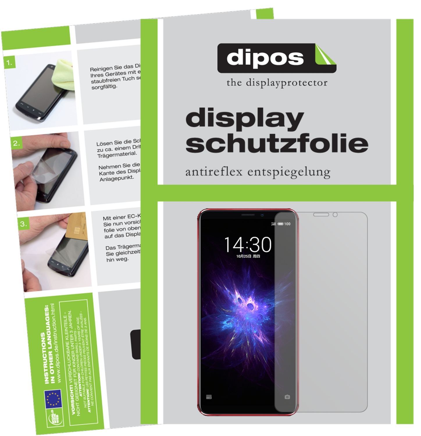 6x Schutzfolie matt für Meizu Note 8 Display-Schut (1)