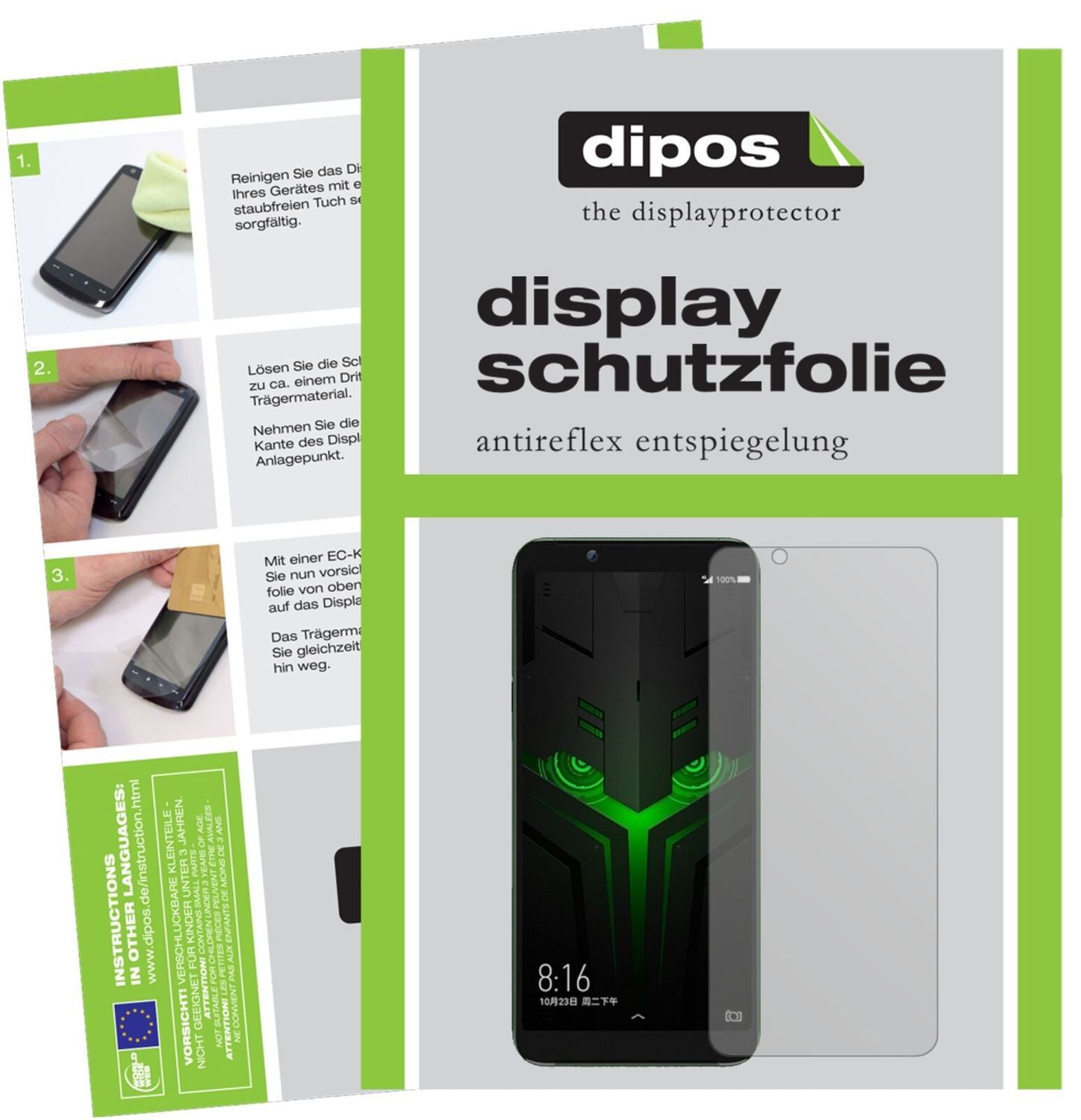 5x Schutzfolie matt für Xiaomi Black Shark Helo Di (2)