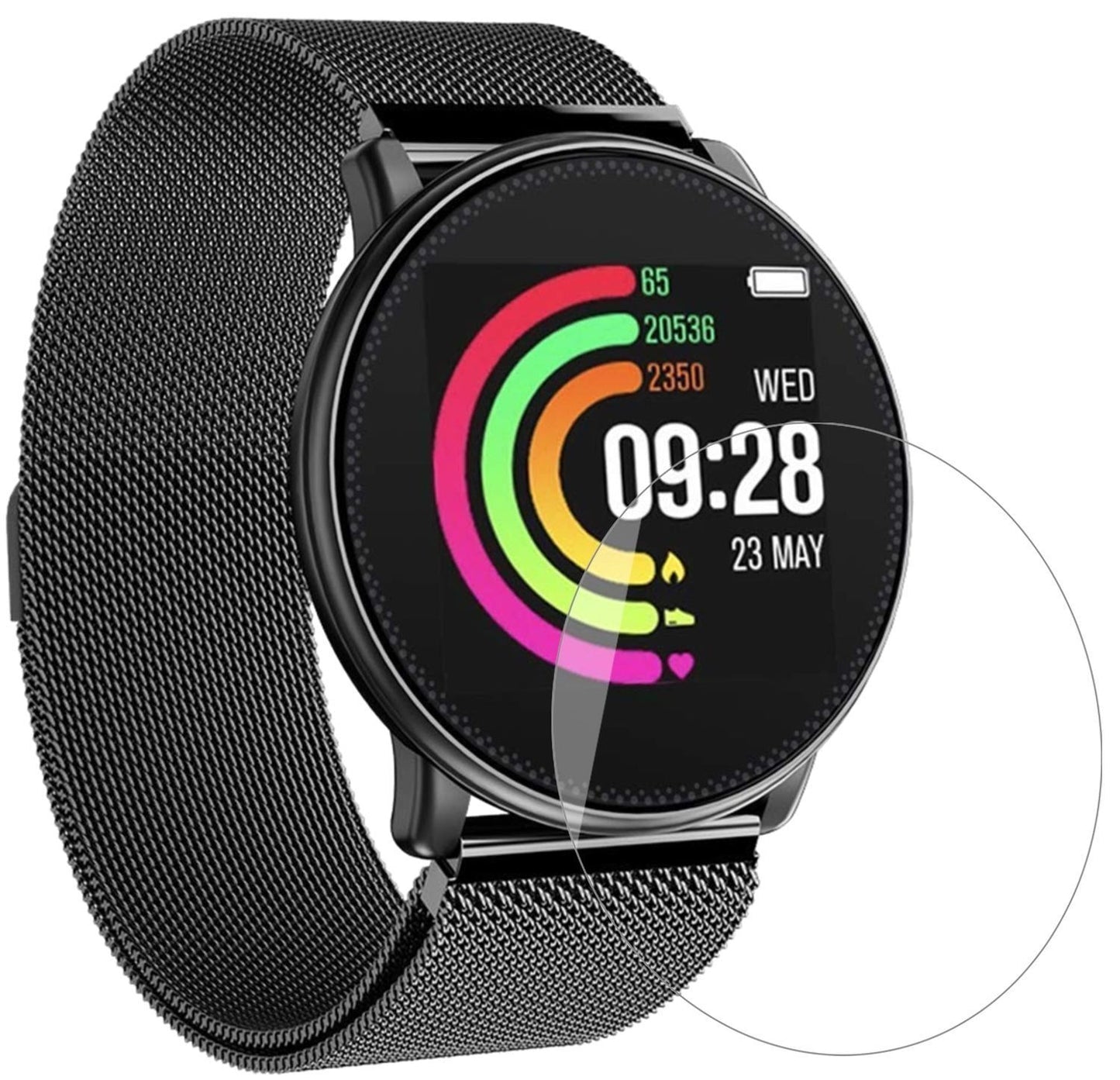 2x 9H Schutzfolie für Umidigi Uwatch Panzerfolie (2)