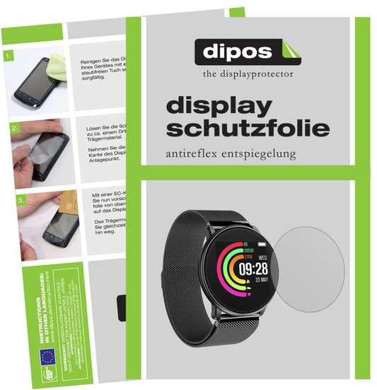 6x Schutzfolie matt für Umidigi Uwatch Display-Sch (1)
