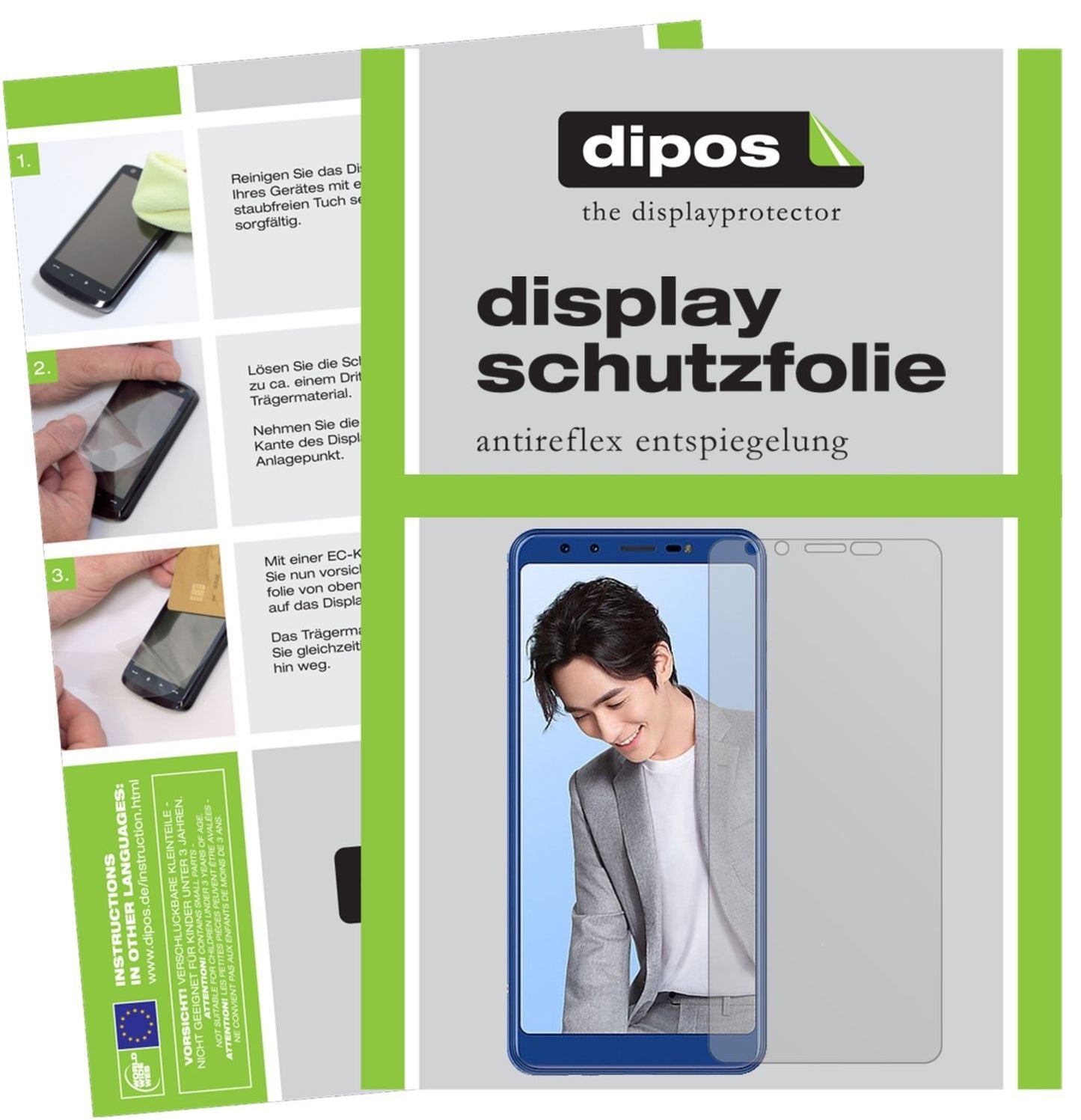 2x Schutzfolie matt für Lenovo K5s Display-Schutzf (1)