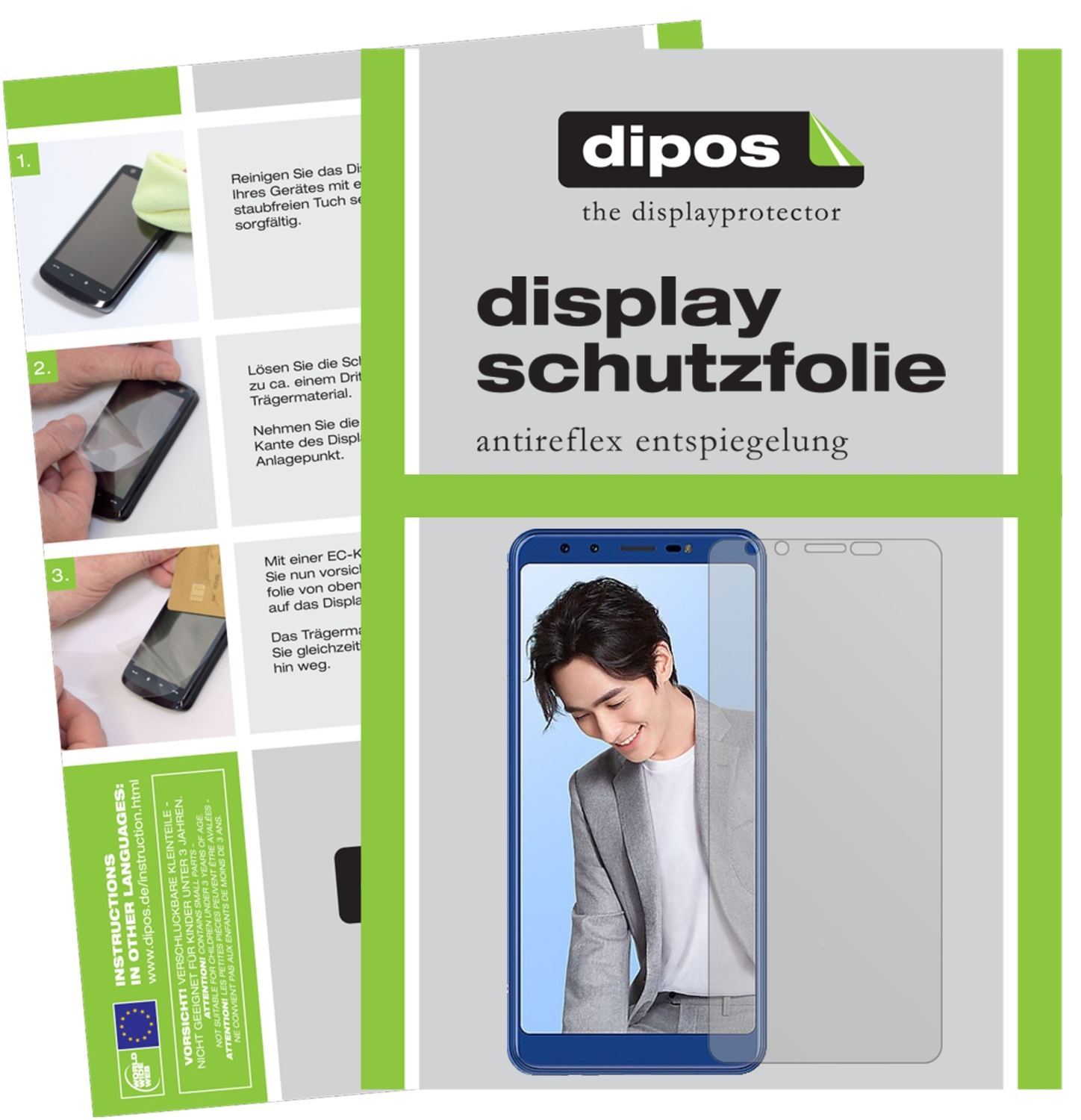 2x Schutzfolie matt für Lenovo K5s Display-Schutzf (1)