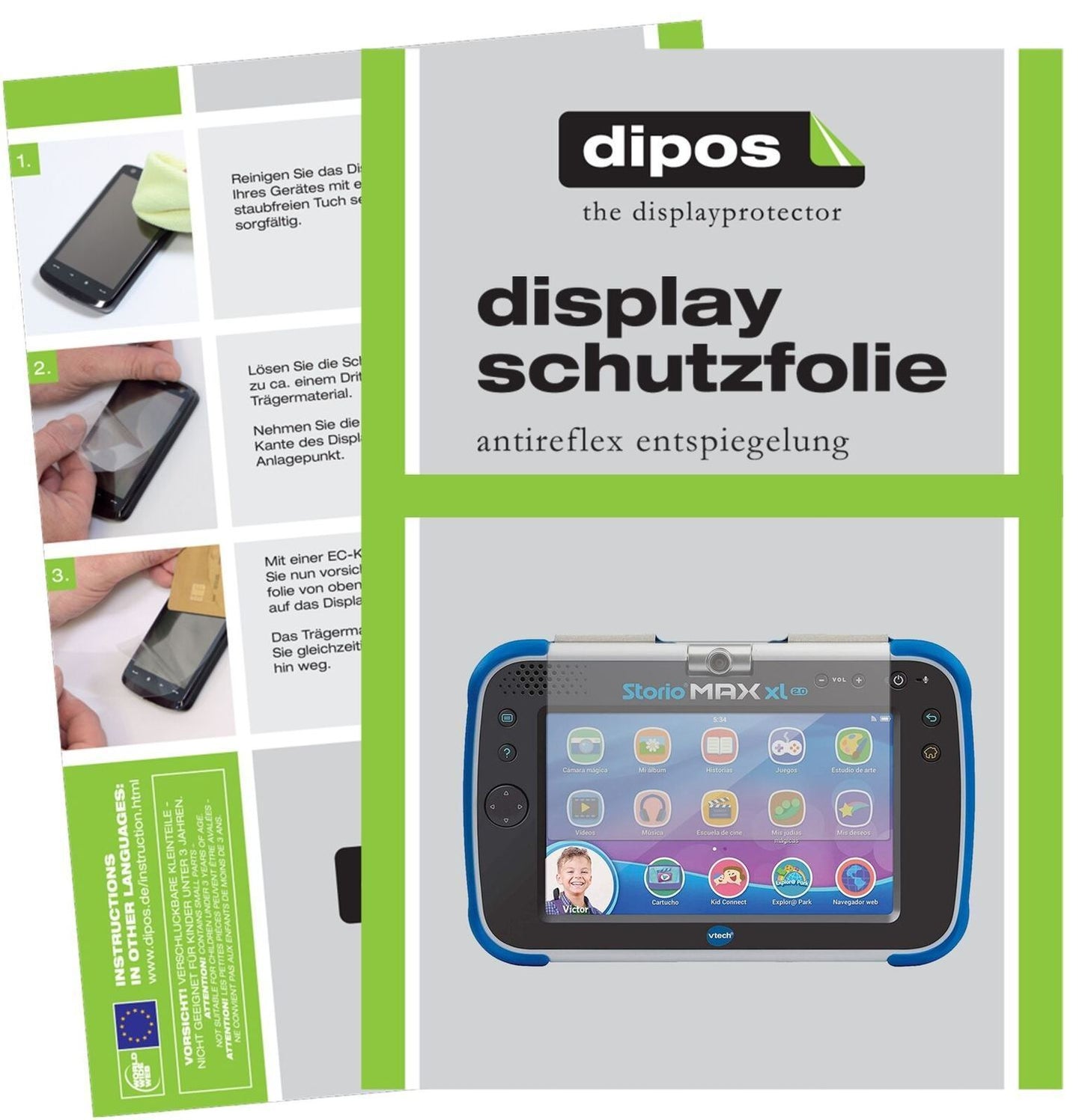 1x Schutzfolie matt für Vtech Storio Max XL 2.0 Di (2)